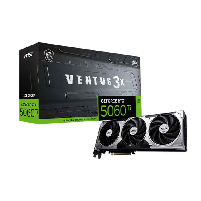 کارت گرافیک ام اس آی GeForce RTX 5060 Ti 16G VENTUS 3X OC